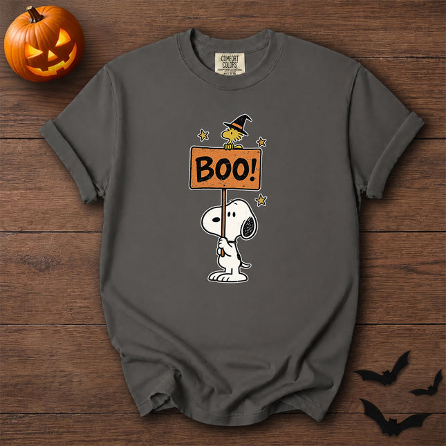 Comfort Colors Boo Halloween Vintage Graphic T-Shirt