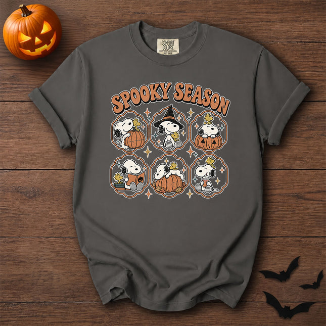 Comfort Colors Spooky Season Pumpkin Halloween Graphic T-Shirt