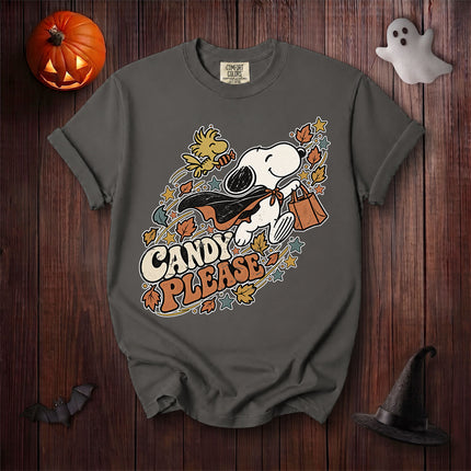 Comfort Colors Candy Please Halloween Graphic T-Shirt