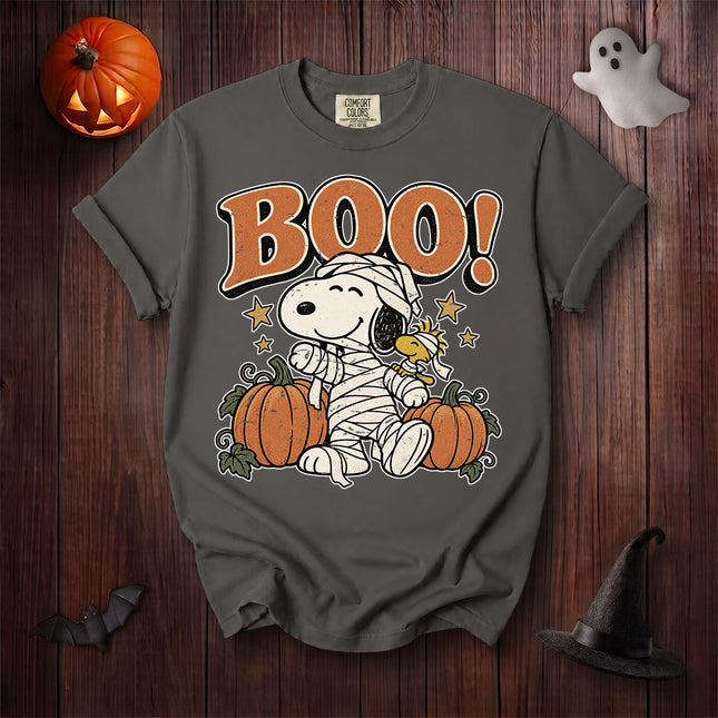 Comfort Colors Boo Halloween Vintage Pumpkin Graphic T-Shirt