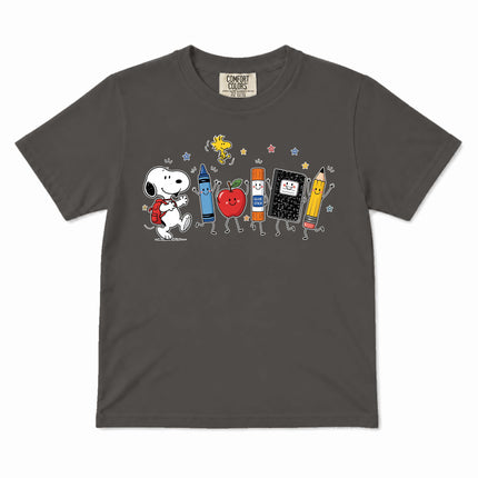 Comfort Colors Back To School Cute School Supplies Kid T-Shirt