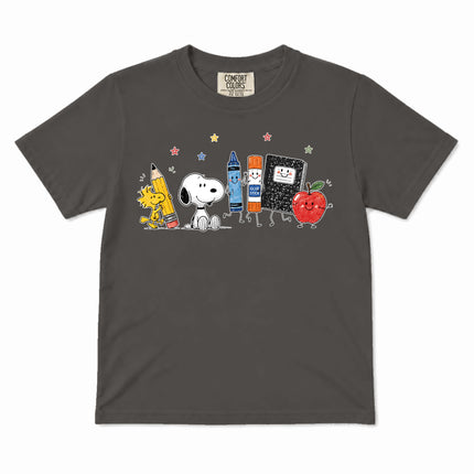 Comfort Colors Back To School Cute School Supplies Kid T-Shirt
