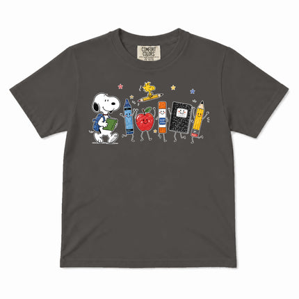 Comfort Colors Back To School Cute School Supplies Kid T-Shirt