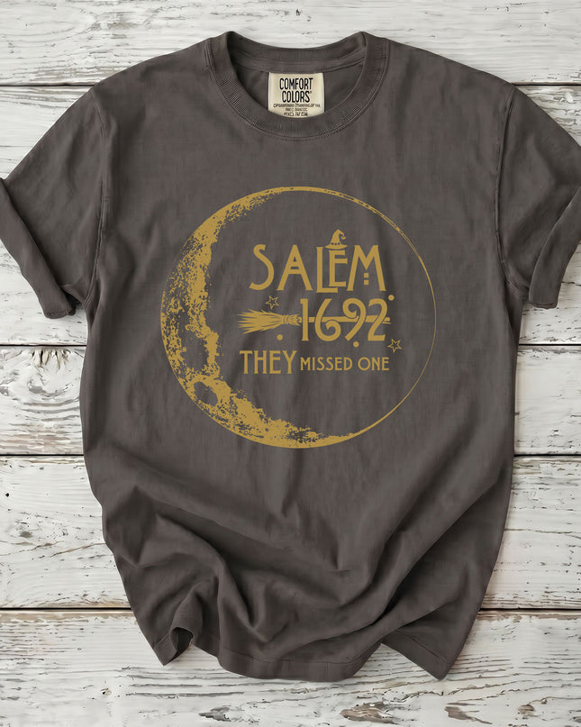Comfort Colors Funny Salem Witch 1692 They Missed One T-Shirt