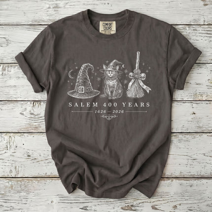 Comfort Colors Salem Witch 400th Anniversary Halloween T-Shirt