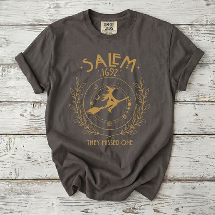 Comfort Colors Salem Witch 1692 Celestial They Missed One T-Shirt