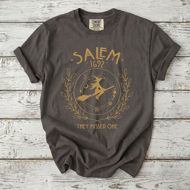 Comfort Colors Salem Witch 1692 Celestial They Missed One T-Shirt