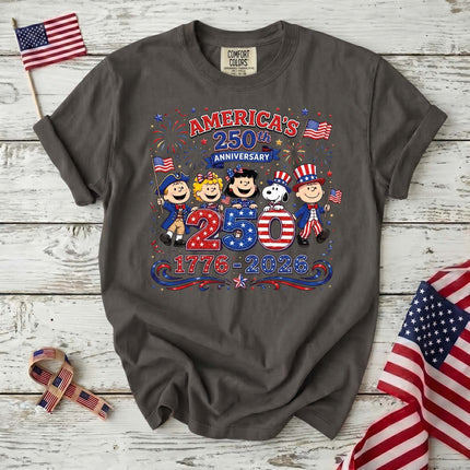 Comfort Colors America 250th Anniversary 1776-2026 Patriotic Friends T-Shirt