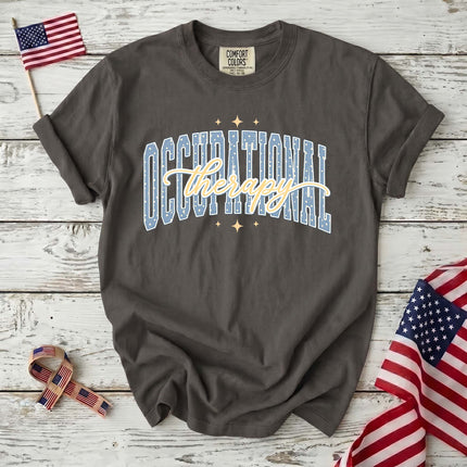 Comfort Colors Occupational Therapy Retro Collegiate Therapist Gift T-Shirt