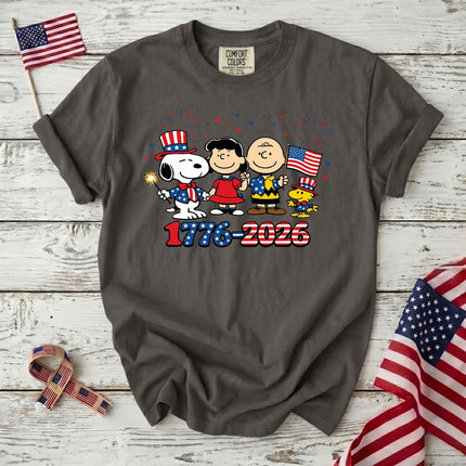 Comfort Colors 1776-2026 Patriotic Squad Fireworks T-Shirt