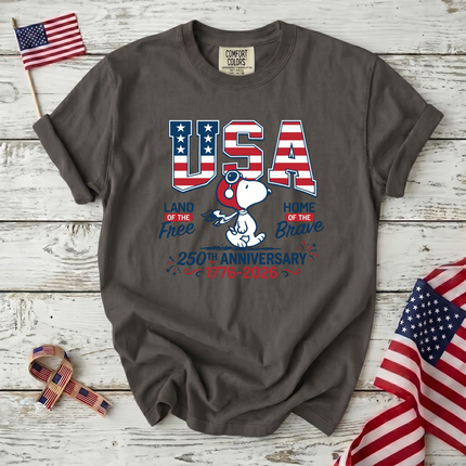 Comfort Colors USA Land Of The Free America 250 T-Shirt