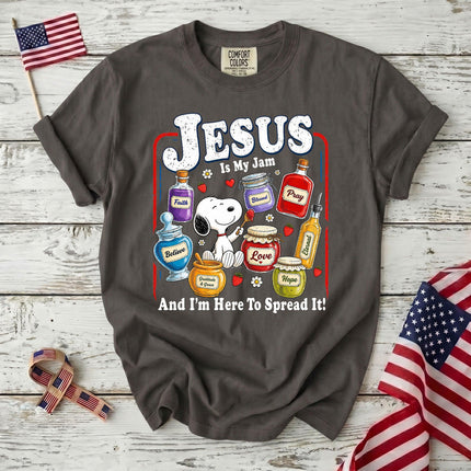 Comfort Colors Jesus Is My Jam Here to Spread It Christian T-Shirt