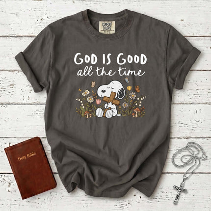 Comfort Colors God Is Good All The Time Cross T-Shirt