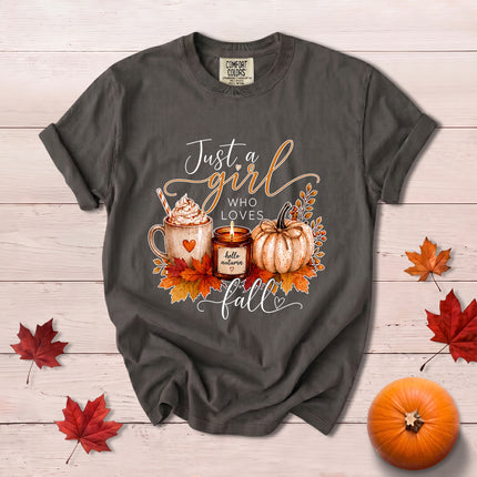 Comfort Colors Fall Autumn Pumpkin Spice Coffee Cozy Season T-Shirt