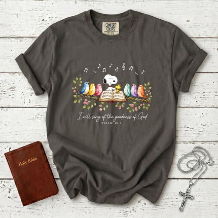 Comfort Colors Christian Psalm 89 1 Goodness of God Faith Gift T-Shirt