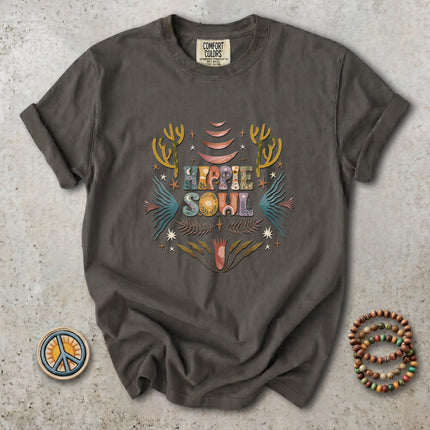Comfort Colors Hippie Soul Boho Desert Cactus Retro T-Shirt