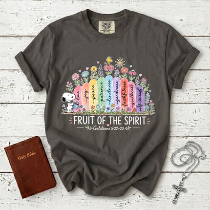 Comfort Colors Fruit of the Spirit Galatians 5:22 Garden Faith T-Shirt