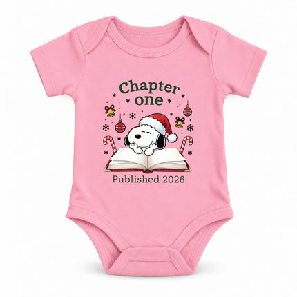 Chapter One Published 2026 Christmas Newborn Outfit Baby Bodysuit