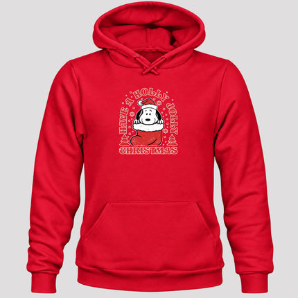 Have A Holly Jolly Christmas Retro Stocking Hoodie