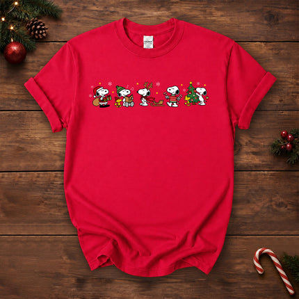 Christmas Holiday Friends Carols Tree Gifts T-Shirt
