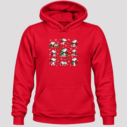 Christmas Santa Hat Holiday Gift Collage Hoodie