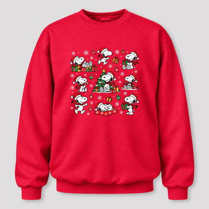 Christmas Santa Hat Gift Collage Sweatshirt