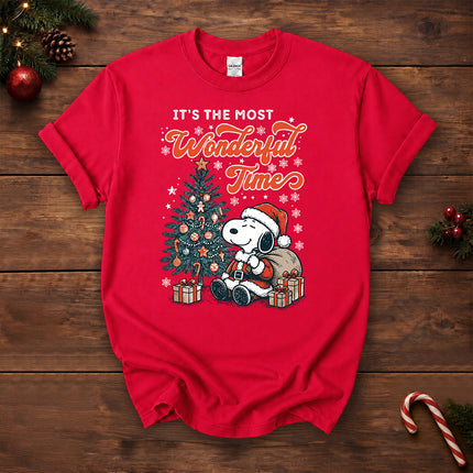 Most Wonderful Time Christmas Tree Gifts T-Shirt