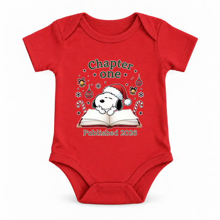 Chapter One Published 2026 Christmas Newborn Outfit Baby Bodysuit
