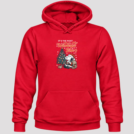 Most Wonderful Time Christmas Tree Holiday Gifts Hoodie