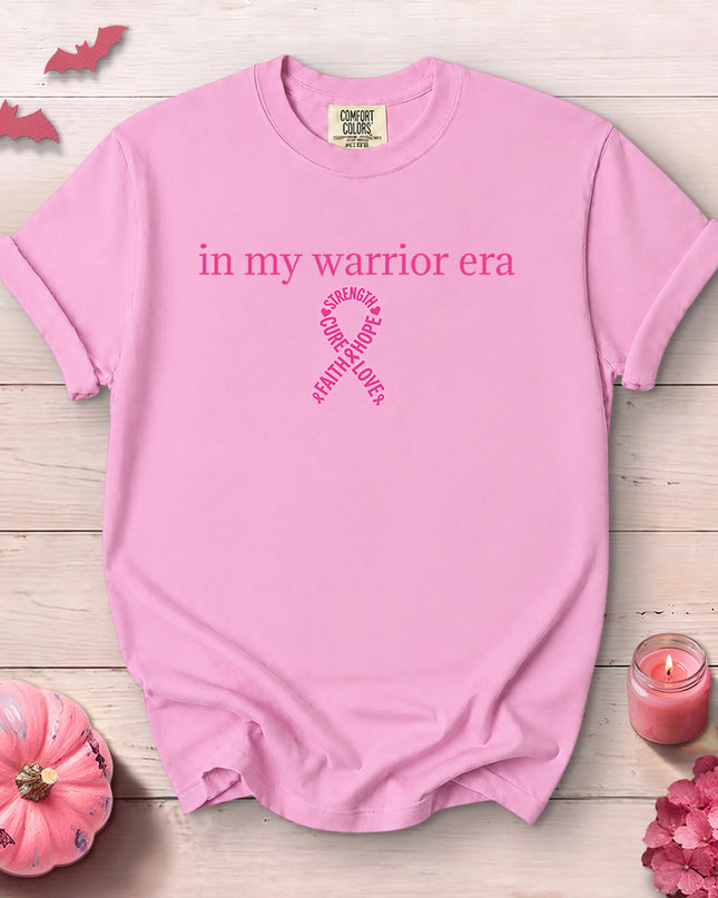Comfort Colors In My Warrior Era Breast Cancer Awareness T-Shirt
