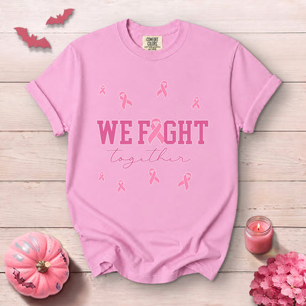 Comfort Colors We Fight Together Breast Cancer Awareness T-Shirt