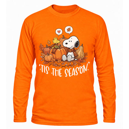 Tis The Season Fall Pumpkin Autumn Long Sleeve T-Shirt