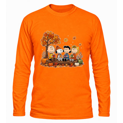 Cozy Fall Coffee Pumpkin Autumn Long Sleeve T-Shirt