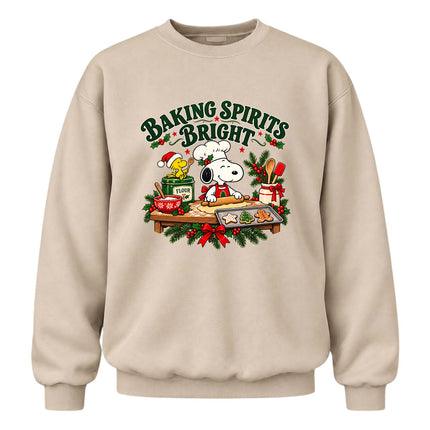 Baking Spirits Bright Christmas Cookie Baking Sweatshirt