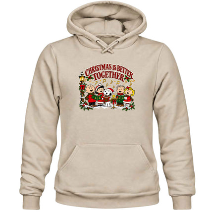 Christmas Is Better Together Festive Caroling Hoodie