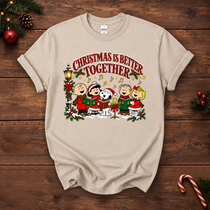 Christmas Is Better Together Caroling Holiday T-Shirt