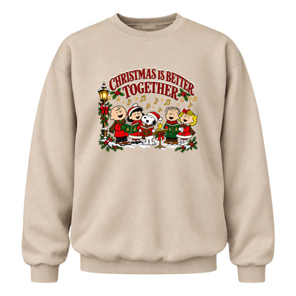 Christmas Is Better Together Caroling Holiday Sweatshirt