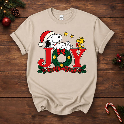 Christmas Joy Wreath Holiday Cheer T-Shirt