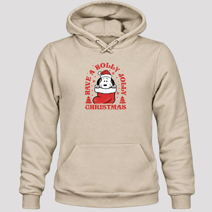 Have A Holly Jolly Christmas Retro Stocking Hoodie