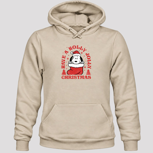 Have A Holly Jolly Christmas Retro Stocking Hoodie
