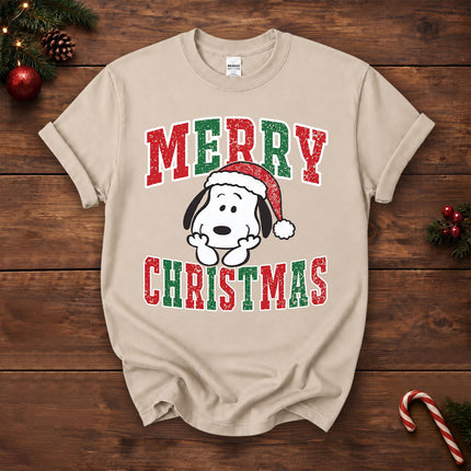 Merry Christmas Vintage Distressed Holiday T-Shirt