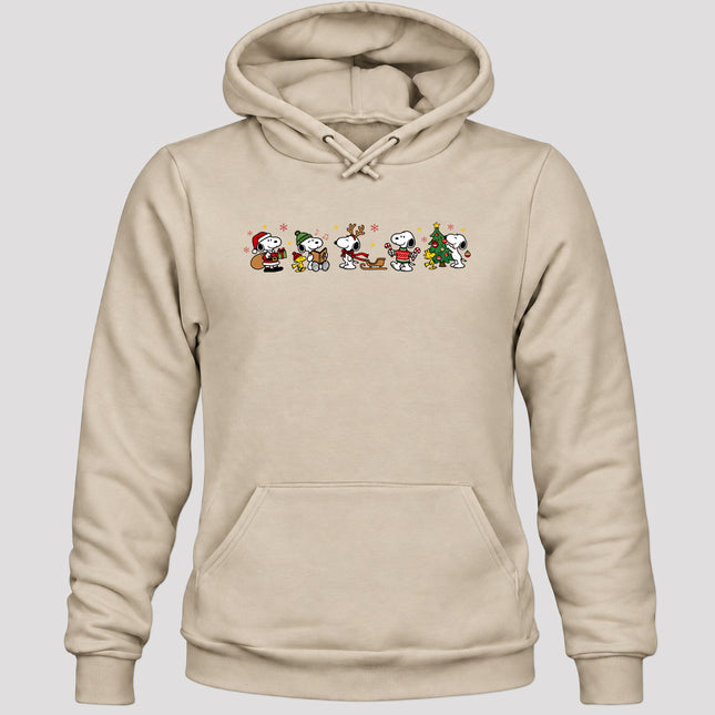 Christmas Holiday Moments Gifts Carols Sleigh Tree Hoodie
