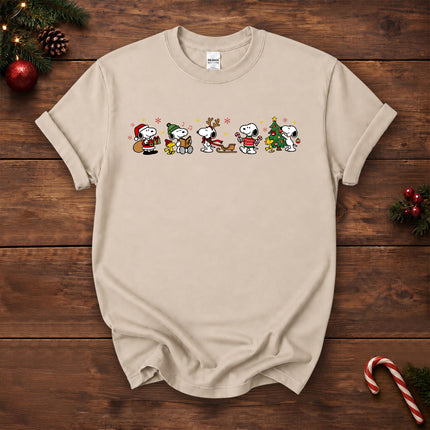 Christmas Holiday Friends Carols Tree Gifts T-Shirt