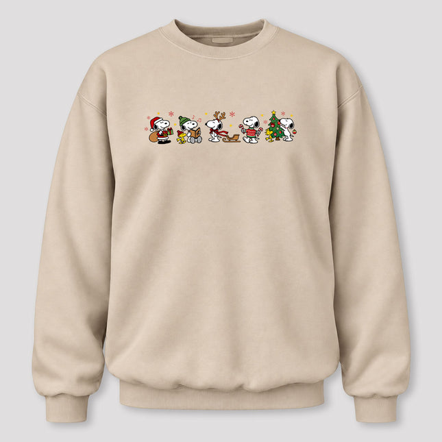 Christmas Holiday Friends Gifts Carols Sleigh Tree Sweatshirt