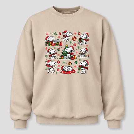 Christmas Santa Hat Gift Collage Sweatshirt