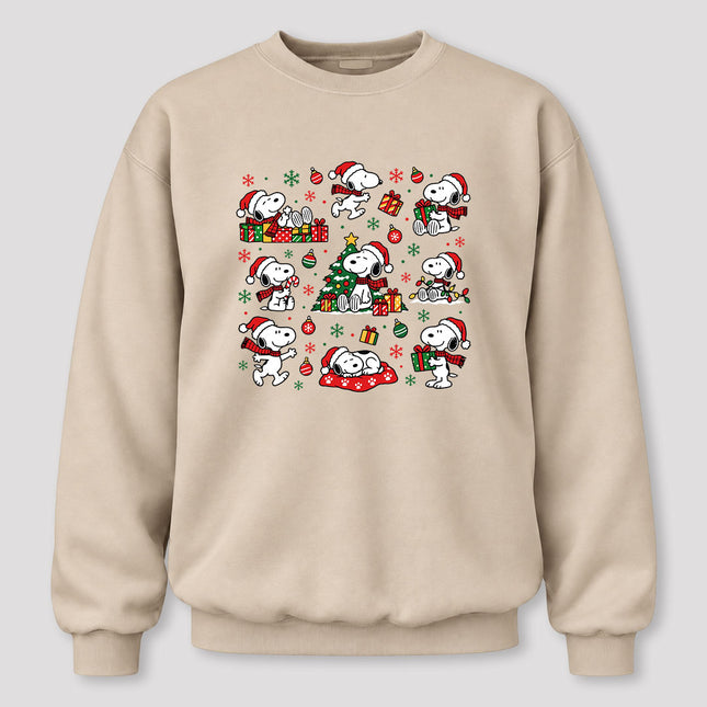 Christmas Santa Hat Gift Collage Sweatshirt