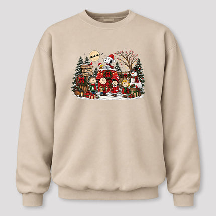 Christmas Tree Farm Hot Cocoa Winter Village Sweatshirt