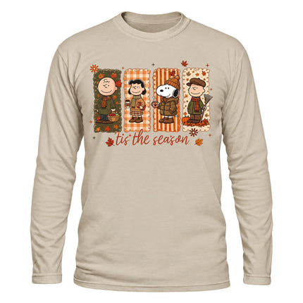 Tis The Season Fall Harvest Cozy Autumn Long Sleeve T-Shirt