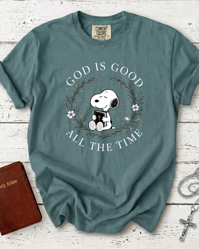 Comfort Colors God Is Good All The Time Christian Bible Faith Gift T-Shirt