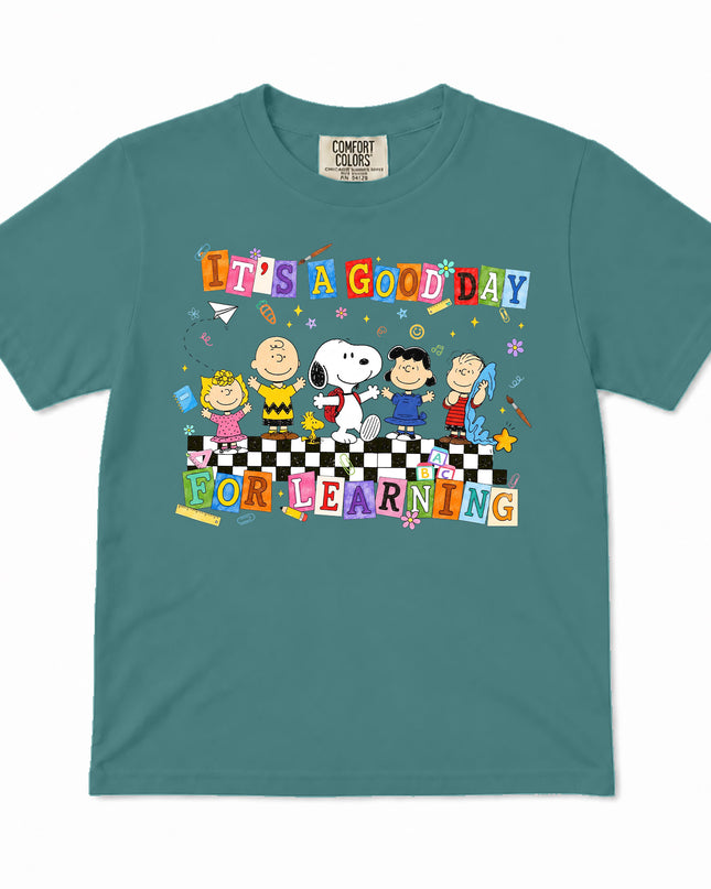 Comfort Colors Back To School Good Day For Learning Kid T-Shirt